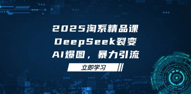(5.2)2025 淘系精品课，DeepSeek 裂变，AI 爆图，暴力引流